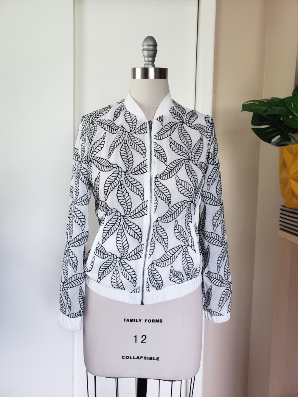 Embroidered Bomber Jacket Size Small